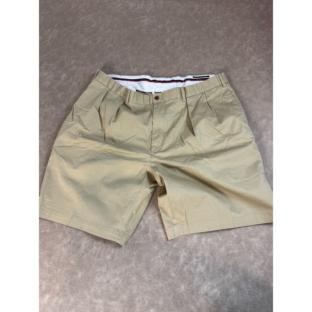 Polo Golf Ralph Lauren Mens Logo Cotton Twill With Stretch Khaki Chino Shorts 42